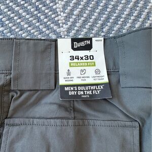 Duluth Trading Co Gray Cargo Pants